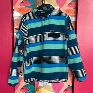 Patagonia Fitz Stripe Synchilla Fleece Pullover